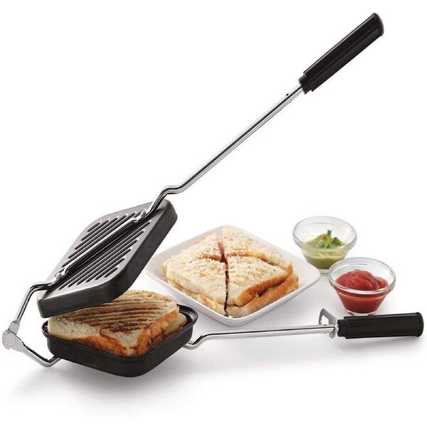 Multifunction Double Sided Sandwich Hand Toaster, Sandwich Maker Grill