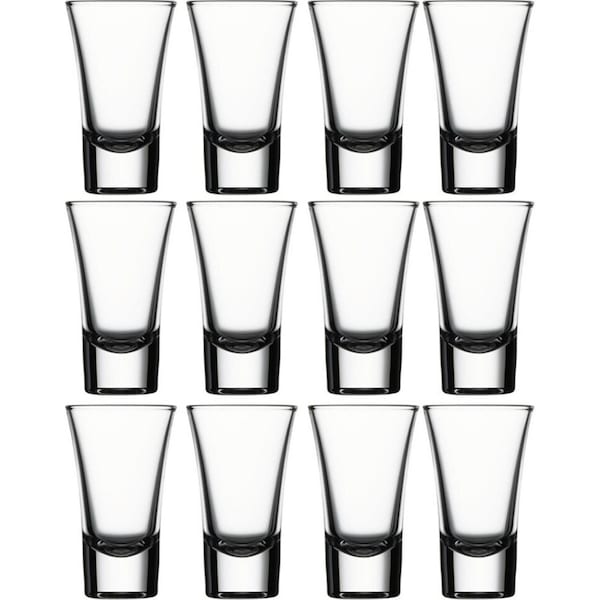 12pc Pasabahce Boston 60ml Shot Glass Liquor/Alcohol Vodka Party Drinkware Clear