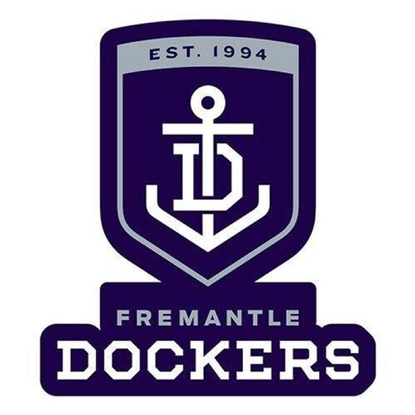 AFL Logo Sticker - Fremantle Dockers - 16cm x 21cm Decal