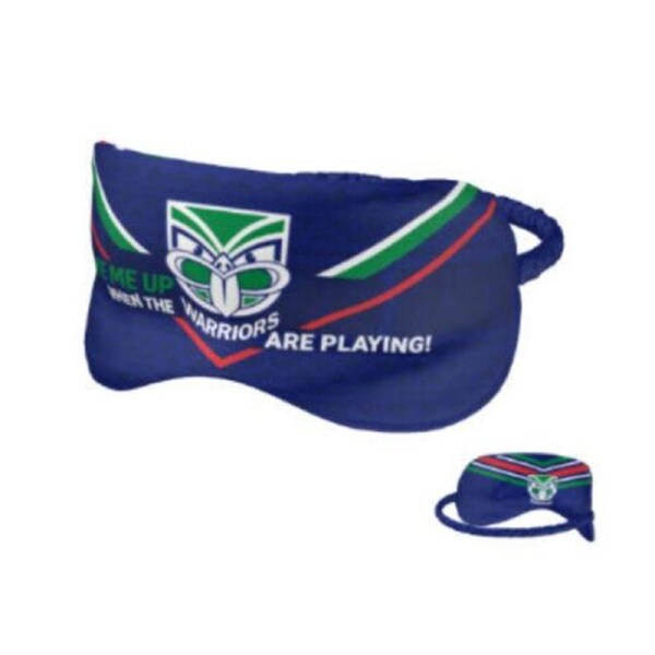 NRL Sleep Mask - New Zealand Warriors - Reversible - Washable - One Size