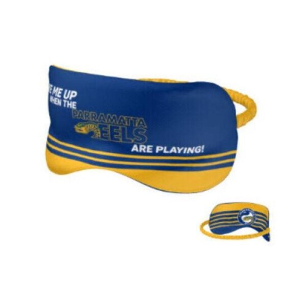 NRL Sleep Mask - Parramatta Eels - Reversible - Washable - One Size