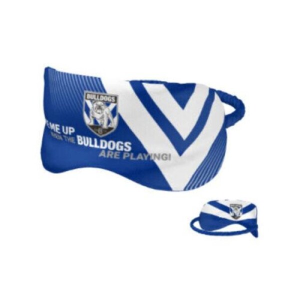 NRL Sleep Mask - Canterbury Bulldogs - Reversible - Washable - One Size