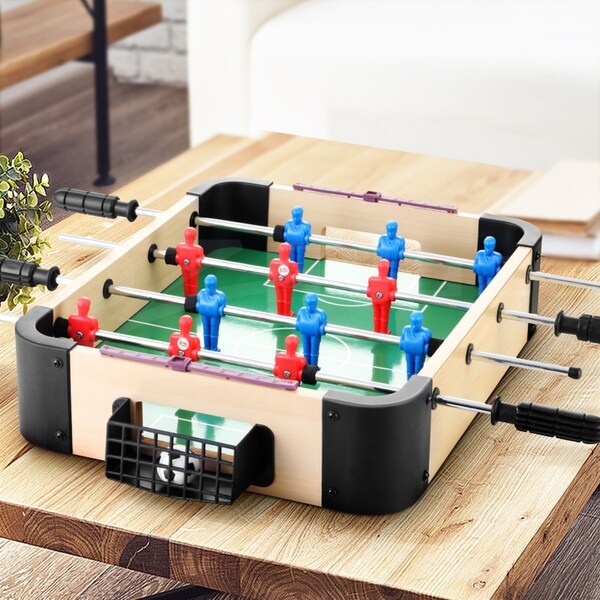 Game Table Mini Soccer Foosball Football Home Family Party Gift Tabletop Kids