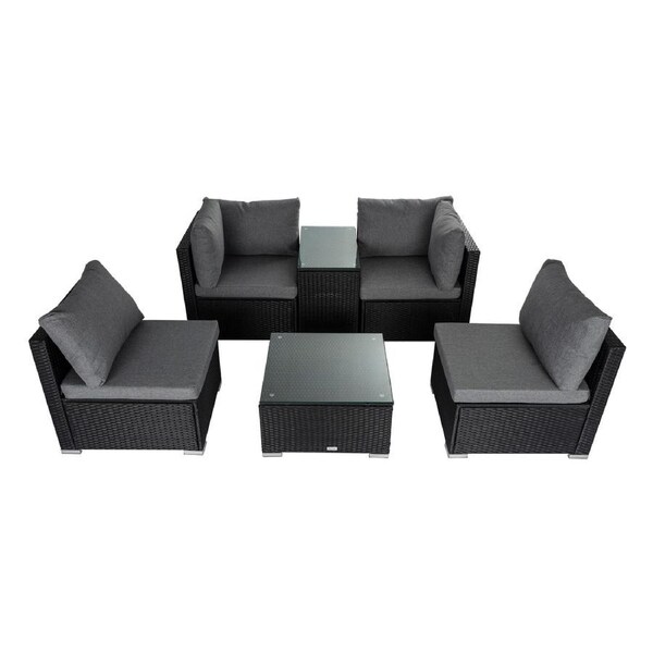 Modular Outdoor Wicker Lounge Set