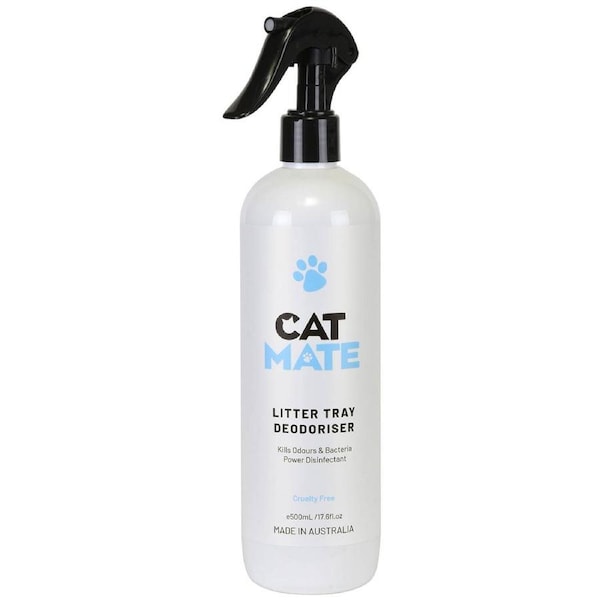 Cat Mate Cat Litter Tray Anti-Odour Deodoriser Power Disinfectant Spray 500ml