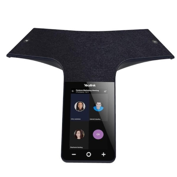 Yealink CP965 Flagship HD IP Teams Conference Phone, Android, 5'' Touch Screen, HD Audio, Noise Proof Technology, 6-Meter Microphone Pickup Range