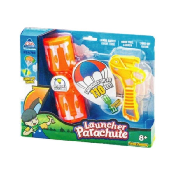 Flying Parachute Rocket Launchers Amazing Rocket Parachute Toys with Light