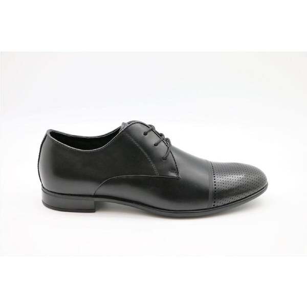 Massa Mens Michael Leather Dress Shoes Work Business Formal - Black UK 7