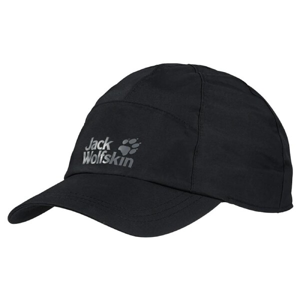 Jack Wolfskin Texapore Baseball Rain Cap Waterproof Windproof Hat - Black M
