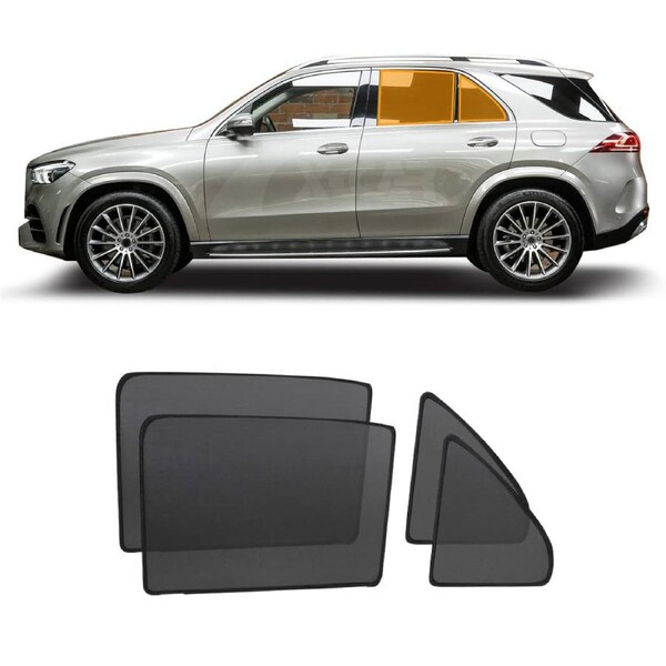 Rear Window Sun Shade for Mercedes-Benz GLE 2018-Onwards Car Sun Blind Mesh