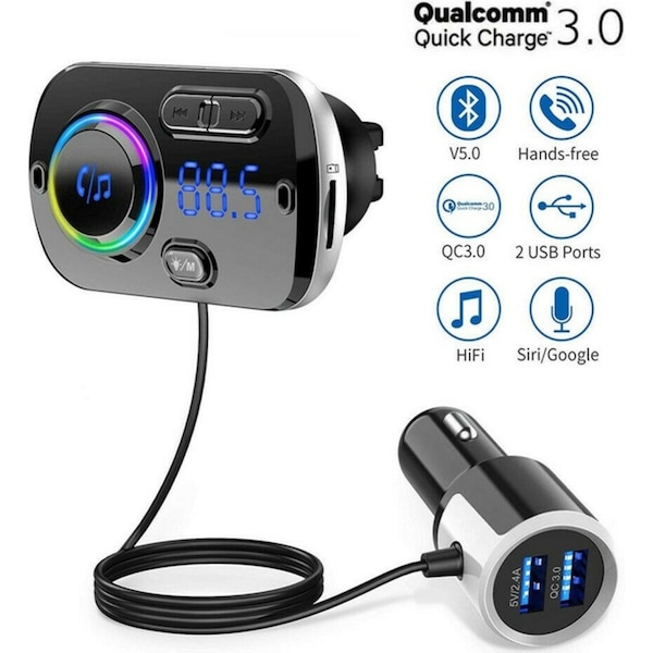 Car Bluetooth FM Transmitter for Auto Handsfree mp3 Player Bluetooth Transmitter