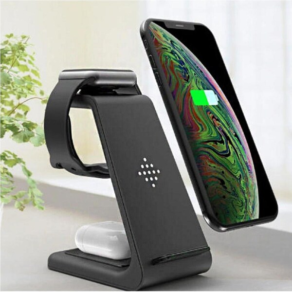 3 in 1 Traveling Wireless Charger Fast Charging for iPhone 17 16 15 14 13 12 Pro Max Plus,Apple Watch Series