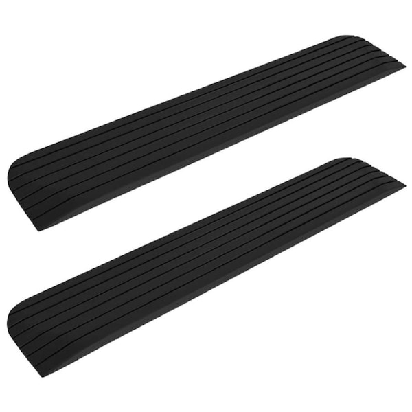 Threshold Ramps 2 pcs 110x21x2.5 cm Rubber vidaXL