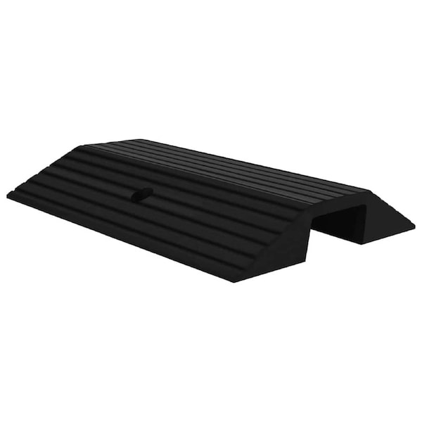 Bridge Threshold Ramp 49x40x8 cm Rubber vidaXL