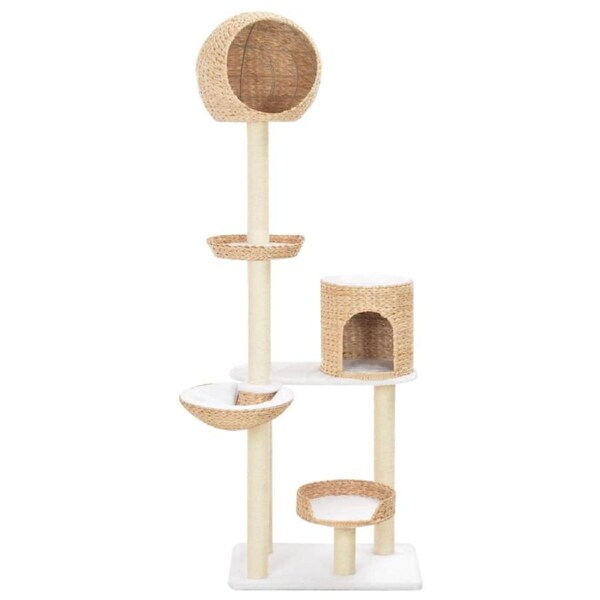 Cat Tree with Sisal Scratching Post Seagrass vidaXL