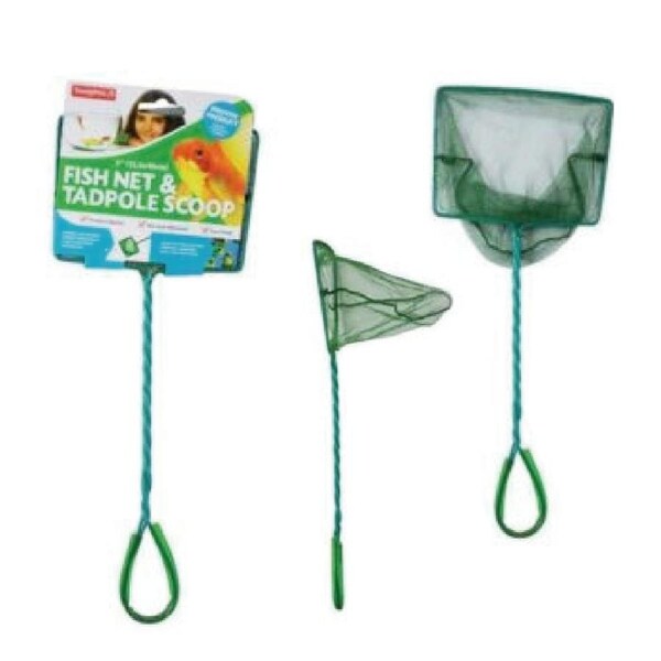 12.5cm Handheld Fish Minnow Catching Small Mesh Net Aquarium Tank Skimmer