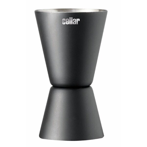 Alex Liddy Slate & Co Double Jigger 7X4cm Black