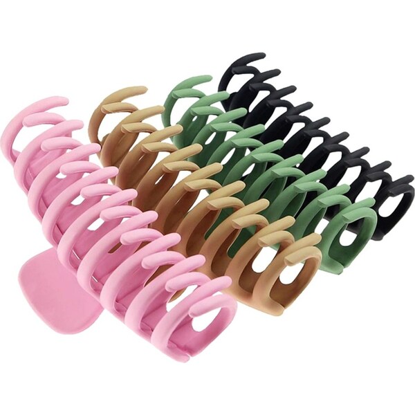 4 Pack Hair Clip For Thick Hair Girls Hair Clips Claw Big Hair Clips