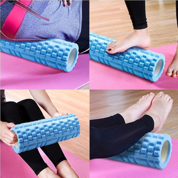 Yoga Column Gym Fitness Foam Roller Pilates Yoga Exercise Muscle Massage Roller
