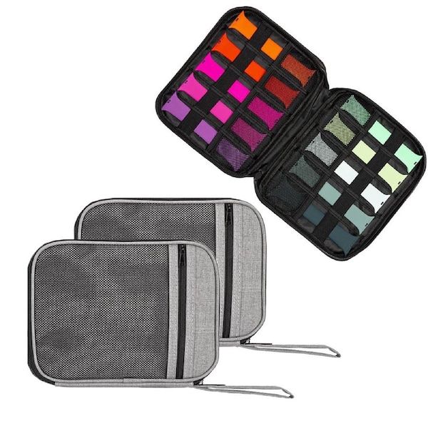 2-Pack Apple Watch Strap Portable Storage Bag Data Cable Organizer Bag