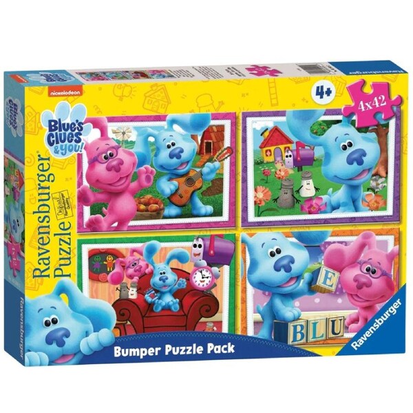 Ravensburger - Blues Clues Bumper Pack 4x42pc