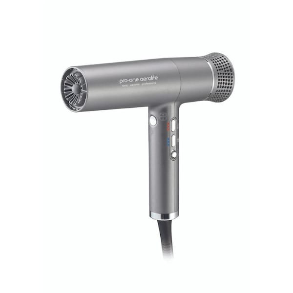 Pro-One Aerolite Professional Ceramic & Ionic Hair Dryer - Titanium