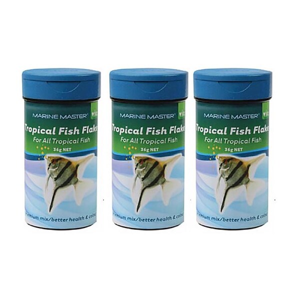Ozoffer 3x Tropical Fish Flake 36g Fish Highly Nutritious