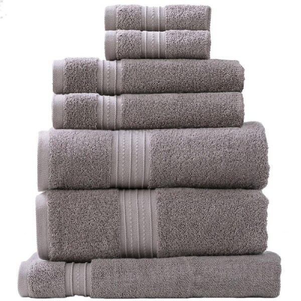 Renee Taylor Brentwood 7 Piece Towel Set 650GSM Whisper