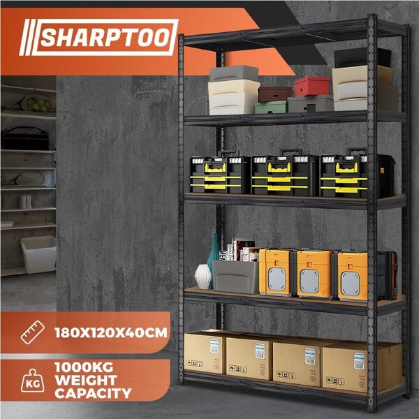 Sharptoo Garage Shelving Warehouse Shelves Storage Rack Pallet Racking 1.8*1.2m