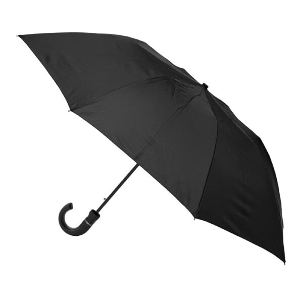 Clifton Men’s 96cm Auto Open Folding Wind Resistant UPF50+ UV Umbrella Black