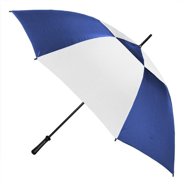 Clifton Golf Reinforced Monsoon 140cm Windproof UPF50+ UV Umbrella Royal/White