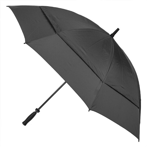 Clifton Reinforced Windpro PLUS Windproof Vented Golf Umbrella Charcoal Grey