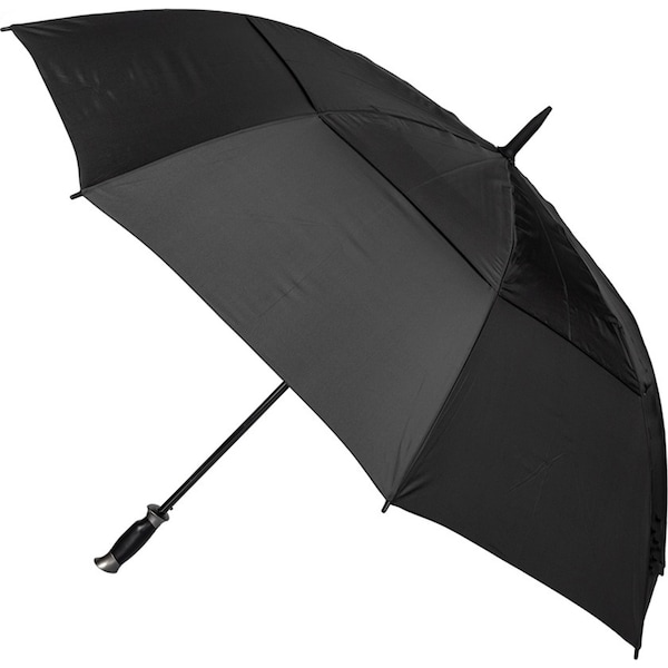 Clifton PRO Golf 132cm Auto Open/Vented Windproof Umbrella UPF50+ UV Charcoal
