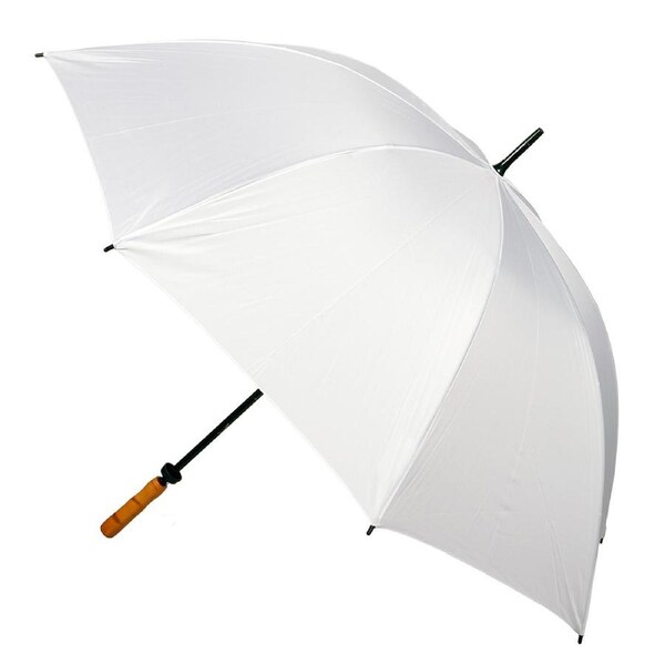Clifton Albatross Golf 132cm Manual Open UPF50+ UV Windproof Umbrella White