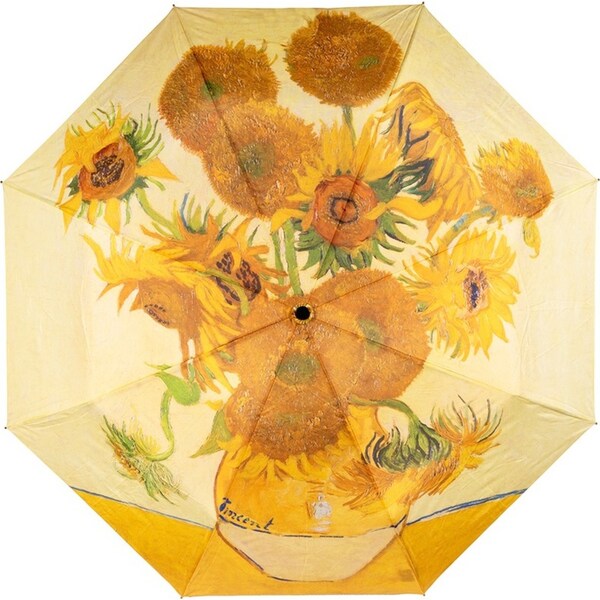 Clifton Women Folding 100cm Auto Open Wind Resistant Umbrella Sunflowers