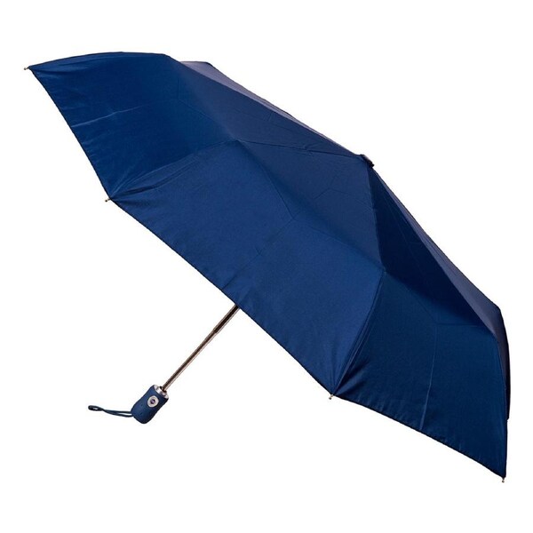 Clifton Men’s 95cm Auto Open Folding Windproof Umbrella UPF50+ UV Protector Navy