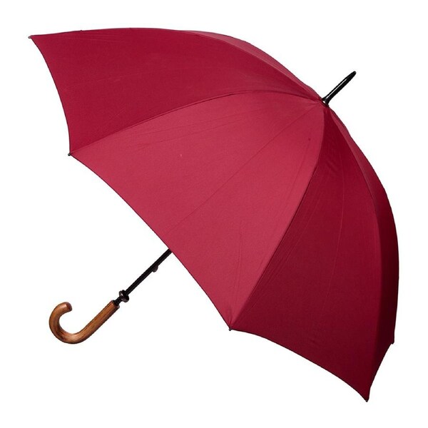 Clifton Men’s 119cm Classic Style Windproof UPF50+ UV Walking Umbrella Burgundy