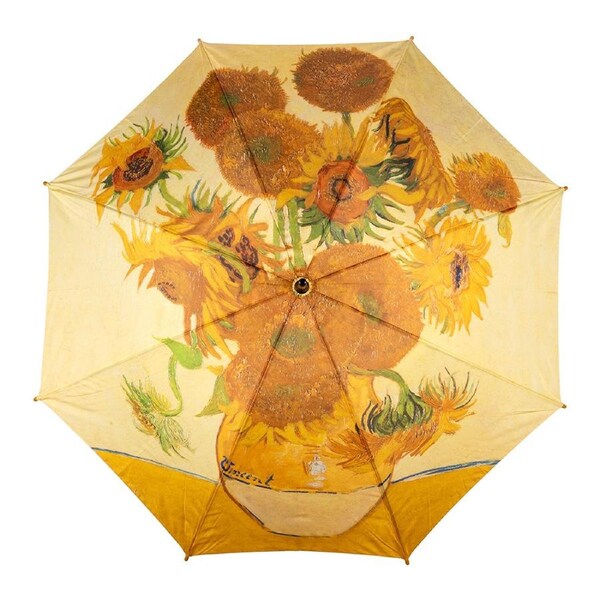 Clifton Women's Walking 103cm Wood Handle Windproof Umbrella Shade Sunflowers