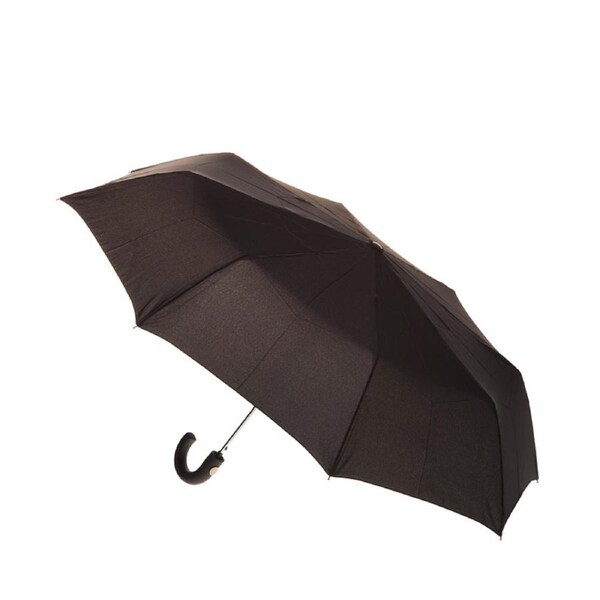 Clifton Men’s Mini Maxi 99.5cm Auto Open Folding Windproof UPF50+ Umbrella Black