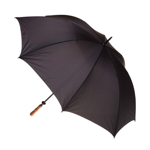 Clifton Albatross Golf 132cm Manual Open UPF50+ UV Windproof Umbrella Black