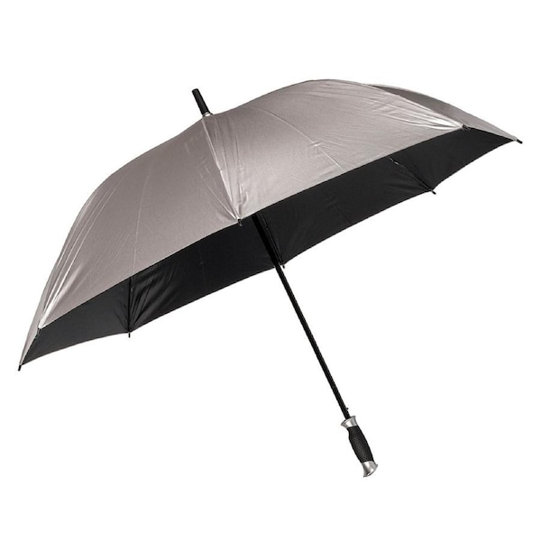 Clifton PAR Golf 123cm Auto Open UPF50+ UV Windproof Umbrella Shade Silver/Black