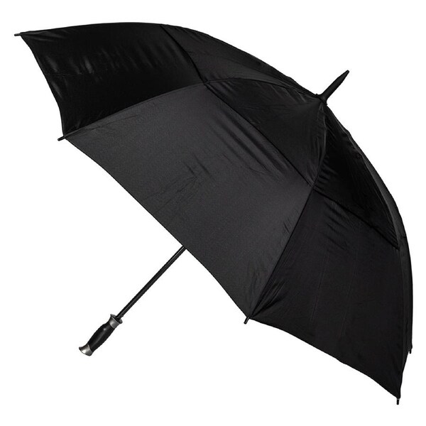 Clifton PRO Golf 132cm Auto Open/Vented Windproof Umbrella UPF50+ UV Shade Black