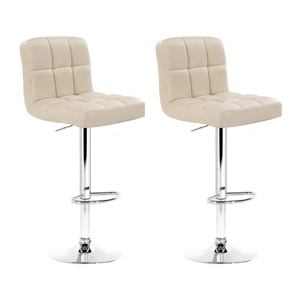 2X Artiss Noel Bar Stools beige