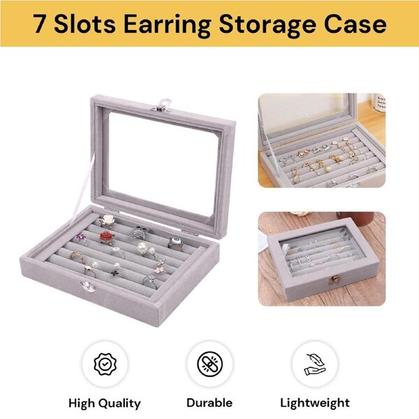 7 Slots Earring Storage Case