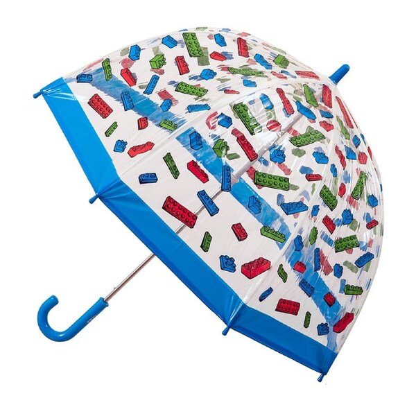 Clifton Kids 67cm Clear PVC Dome/Birdcage Umbrella Sun Shade Building Blocks