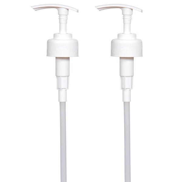 2x Northfork Replacement Head Pump For 5L Liquid/Soap Gel Bottle/Dispenser White