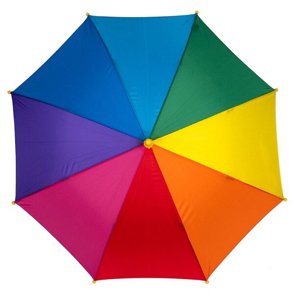 Clifton Kids Safe 78.5cm Wind Resistant Umbrella UPF50+ UV Protector Rainbow