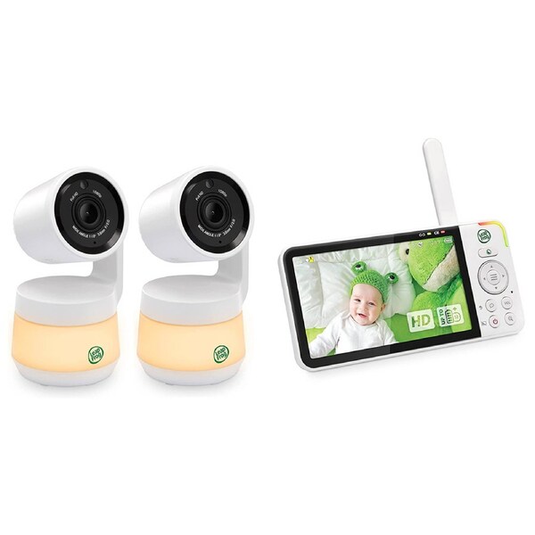 Leapfrog LF925HD 5" Wifi HD Video/Audio Pan & Tilt Baby Monitor w/ 2 Cameras