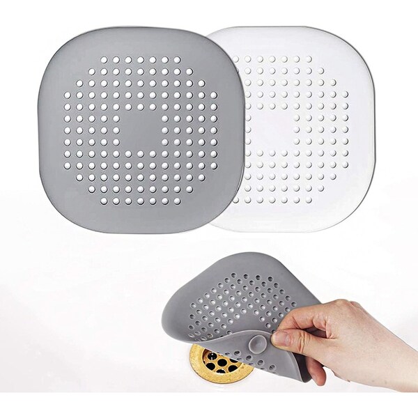 2 packs Silicone floor drain filter kitchen bathroom sink filter