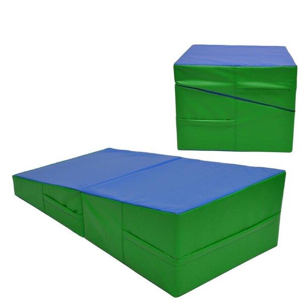 120*60*35cm Folding Incline Gymnastics Wedge Mat - Balance Exercise Cheese Mat